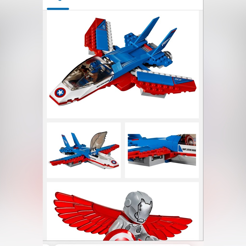 LEGO Captain America Jet Pursuit #76076 - Picture 3 of 6